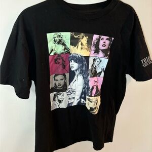 Unisex Taylor Swift | The Eras Tour US Dates Black T-Shirt